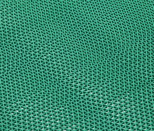 Грязезащитное покрытие Зиг-Заг 8 мм зелёный