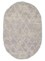 Ковер Kaplanser Reflex 9140A 22 L.GREY/L.GREY Овал 0.8x1.5