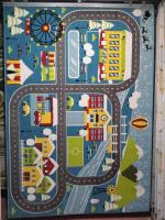 Ковер Play Rugs D580A BLUE/CREAM 0.8x1.5