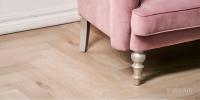 ПВХ плитка, кварц виниловый ламинат Vinilam Parquet Herringbone Glue Скандинавский GD11188