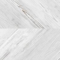 Пробковое покрытие Corkstyle Chevron White Клеевое 1235x305x6