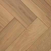 Двухслойная инженерная доска AlixFloor Английская елка ALX1022HB Дуб Кремовый Матовый 600x100x15