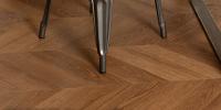 ПВХ плитка, кварц виниловый ламинат Vinilam Parquet Chevron Glue Плезир I1651102