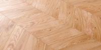 Инженерная доска Lab Arte Елка Chevron Французская Дуб Натур 1015 лак 400/337х110х14/60°