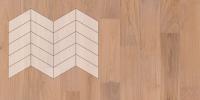 Инженерная доска Lab Arte Елка Chevron Французская Дуб Натур 2006 Лак 400/348х90х14/60°