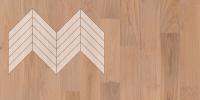 Инженерная доска Lab Arte Елка Chevron Французская Дуб Селект 2006 лак 600/510х90х14/45°