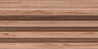 Стеновая реечная панель ПВХ Legno Орех Пекан Сливочный