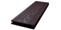 Террасная доска Ecodecking Титан 3D 4000x140x25 Шоколад