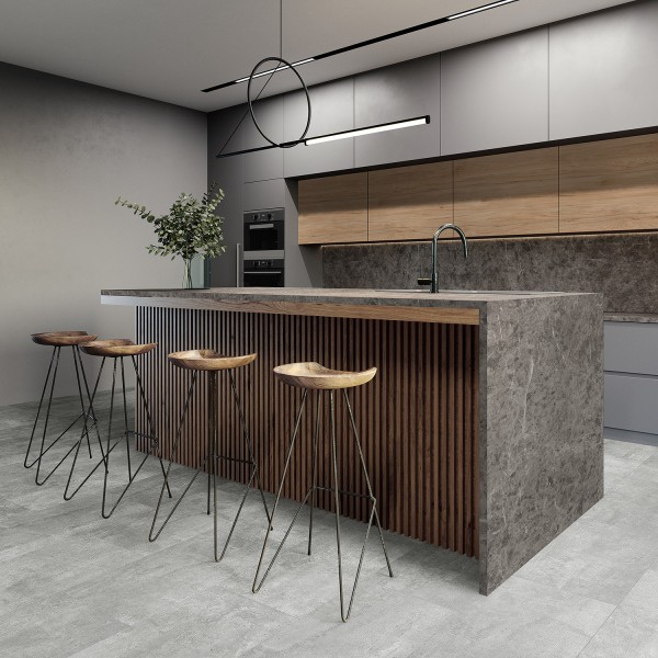 SPC ламинат Kronostep Flooring Raw Imperial 295 R115
