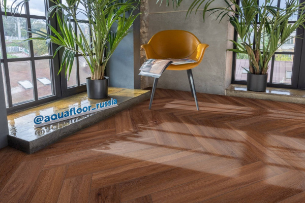 LVT Ламинат Aquafloor Parquet Glue (Паркет клеевой) 2.5/43 4V AF2518PG 610x122