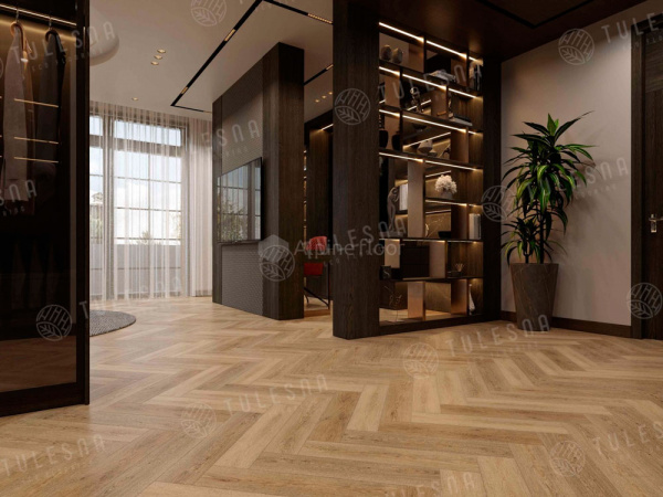 ПВХ плитка, кварц виниловый ламинат Tulesna Art Parquet LVT Stella 1005-201