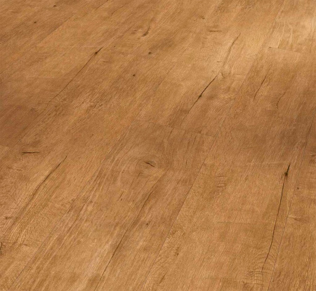 ПВХ плитка, кварц виниловый ламинат Parador Classic 2030 Дуб Explorer карамель 1744610