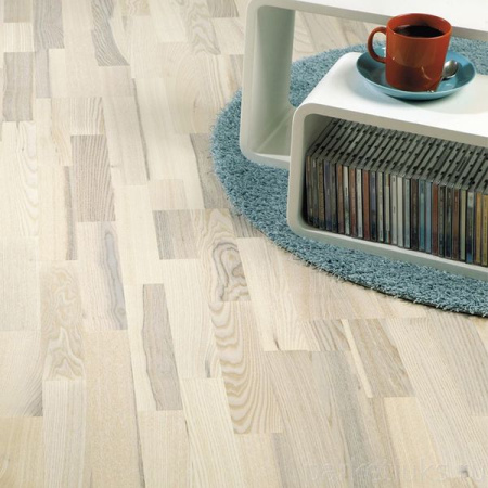 Паркетная доска PolarWood Classic Ash Living White Matt