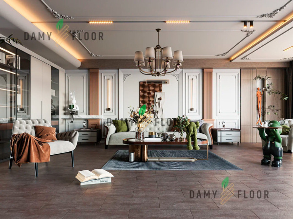 SPC ламинат Damy Floor Ascent Strong Арарат 1204-3-ST