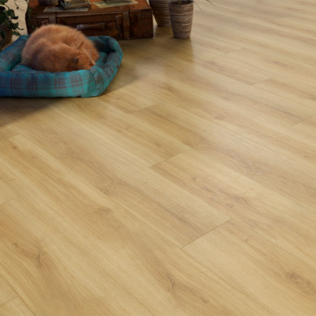 ПВХ плитка, кварц виниловый ламинат Fine Floor 1400 Wood Дуб Базель FF-1421