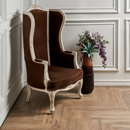 ПВХ плитка, кварц виниловый ламинат Vinilam Parquet Herringbone Северный IS11133