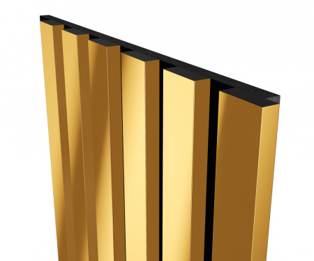 Комплект акустических панелей Cosca Decor Эмираты Желтое золото, 1200x300x19мм