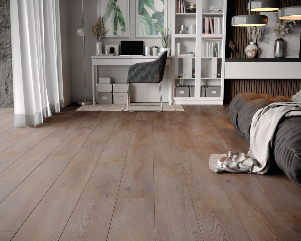 ПВХ плитка, кварц виниловый ламинат Art East Tile Premium Ясень Бринера ATP 124-2