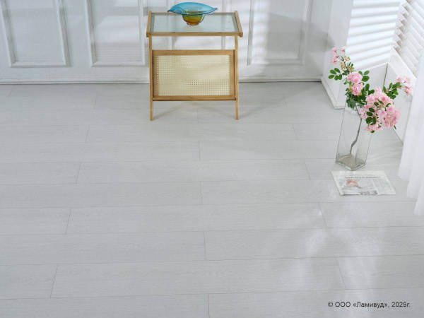 Ламинат Lamiwood Select 8/34 4V 811 Дуб Белый 1215x195
