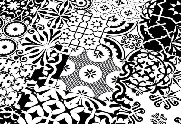 Ламинат Falquon Quadraic Black&White Q002