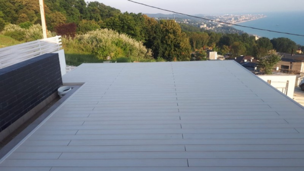 Террасная доска Ecodecking Титан 3000x140x25 Антрацит