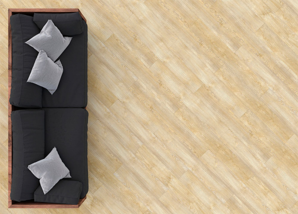 ПВХ плитка, кварц виниловый ламинат Fine Floor 1200 Strong Дуб Авива FF-1266