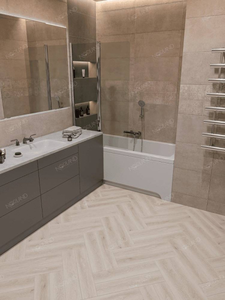 LVT Плитка Norland Lagom Parquet 2/34 4V 1034-01 Vakker 590x118
