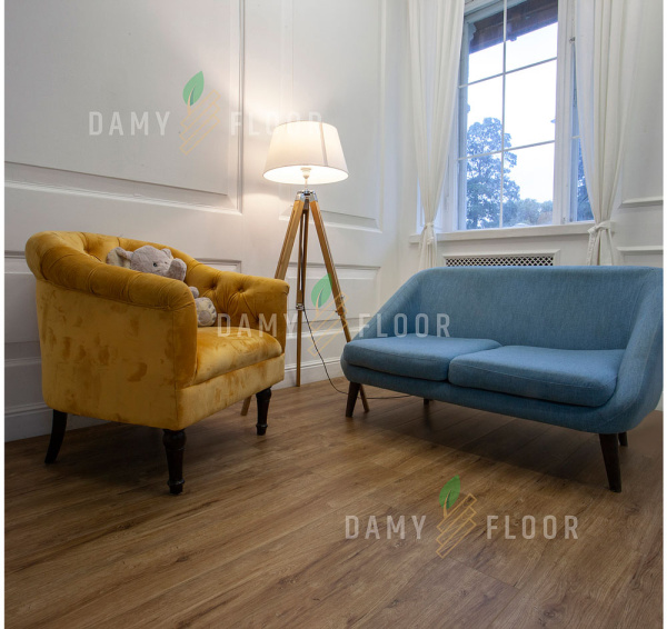 SPC ламинат Damy Floor Family Дуб Имбирный 248-8