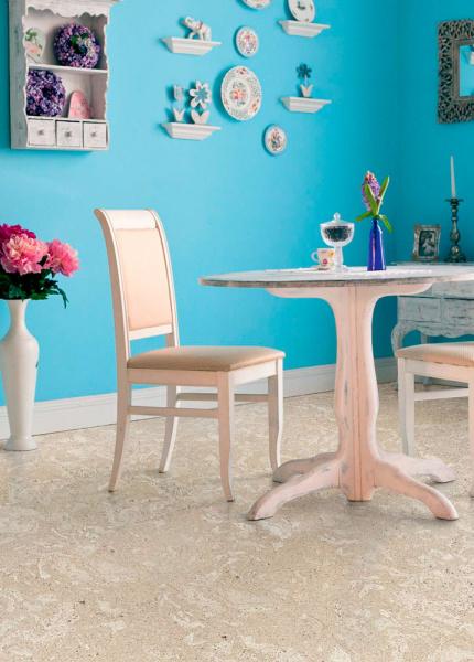 Пробковый пол Corkstyle Corkwise Madeira White