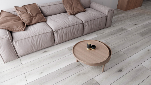 SPC ламинат Planker Rockwood Дуб Хрустальный 1007