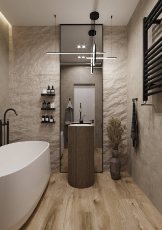 SPC Ламинат AlixFloor Natural Line 5/43 4V ALX3029-6 Дуб табачно-серый 1200x183