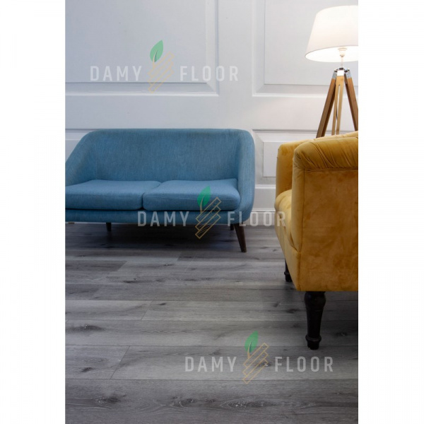 SPC ламинат Damy Floor Family Дуб Сильвер T7020-23