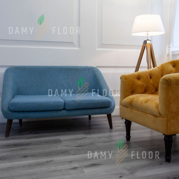 SPC ламинат Damy Floor Family Дуб Сильвер T7020-23