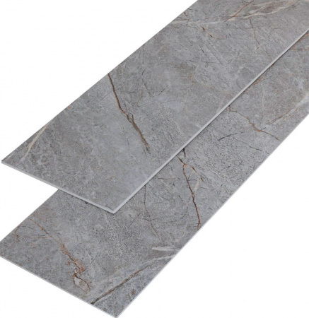 SPC ламинат Stronghold Prague Мрамор серо-коричневый 02 23732