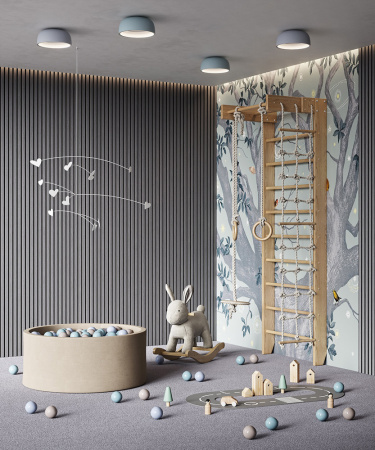 Акустическая панель Cosca Decor Монако Дуб Ардженто светло-серый, 600х600х21мм