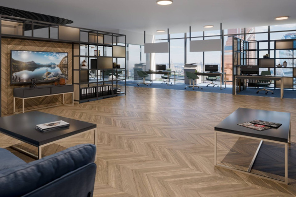 Инженерная доска Damy Floor Luxury Французская Елка Евростандарт Натуральный 620x120x15