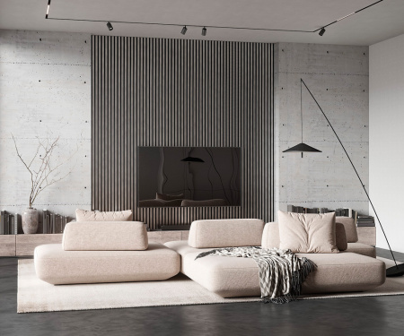 Комплект акустических панелей Cosca Decor Эмираты Хром матовый, 1200x300x19мм