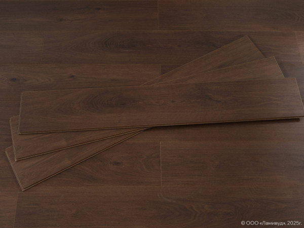 Ламинат Lamiwood Select 8/34 4V 820 Дуб Бурый 1215x195