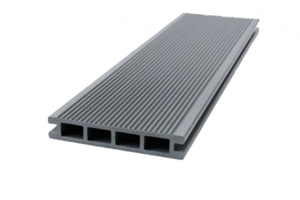 Террасная доска Ecodecking Титан 4000x140x25 Жемчуг