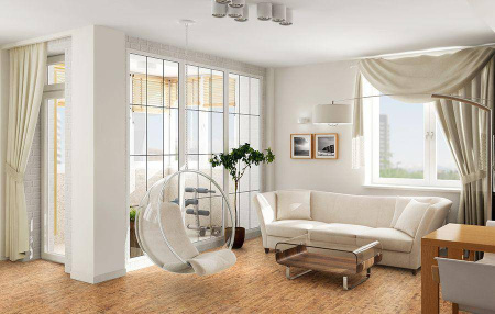 Пробковое покрытие Corkstyle Ecocork Linea Клеевое 915x200x6