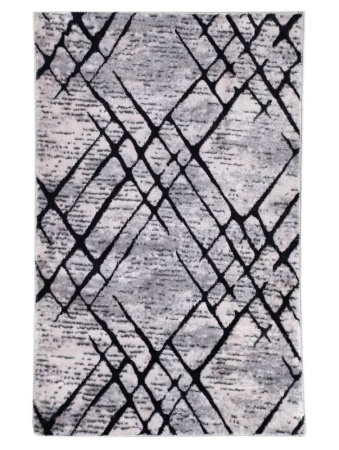 Ковер Plato Hali Parantez Class 9161 NEHIR 4085 BLACK&GREY Прямоугольник 0.8x1.2