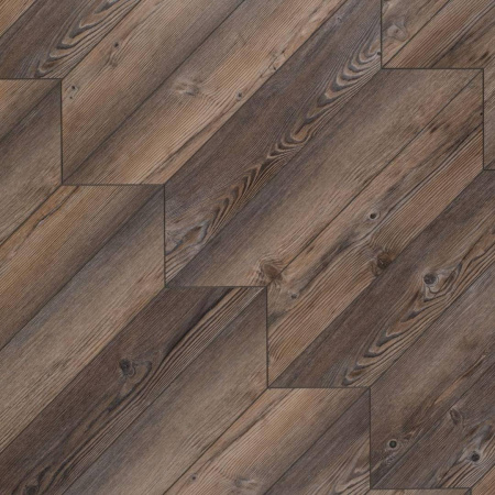 LVT Ламинат Aquafloor Parquet Chevron Glue (Паркет Шеврон Клеевой) 2.5/43 4V AF2557PGCh 553.7x130.5