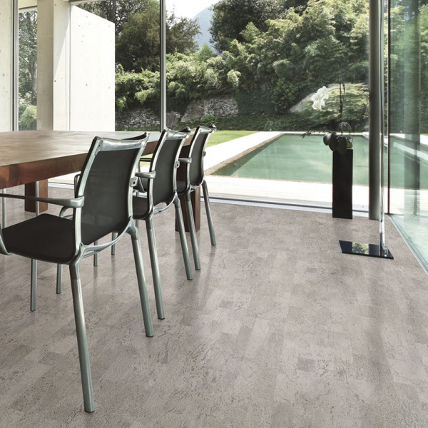 Пробковый пол Amorim Wise Cork Pure Identity Silver AJ2Y001