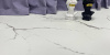 ПВХ плитка, кварц виниловый ламинат Vinilam Ceramo Stone Glue Итальянский Мрамор 83444