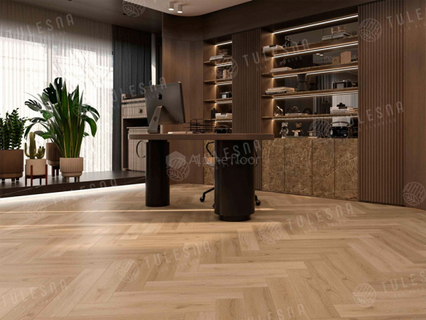 ПВХ плитка, кварц виниловый ламинат Tulesna Art Parquet LVT Caldo 1005-501