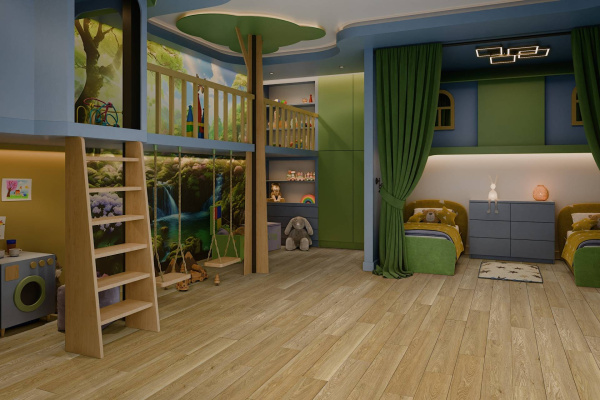 LVT Ламинат Damy Floor Family 2.5/43 4V DF03-F Дуб Медовый 1227x187
