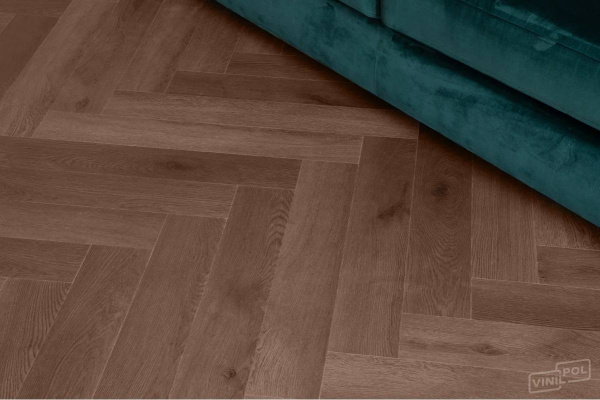 SPC Ламинат VinilPol Herringbone 7/34 4V 9911 Паркет Пикассо 762x127
