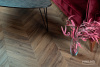 ПВХ плитка, кварц виниловый ламинат Vinilam Parquet Chevron Glue Лувр I107516