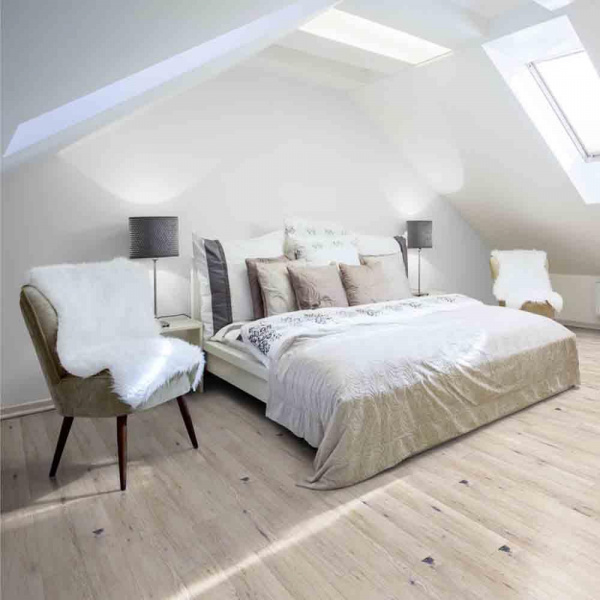 Пробковые полы IberCork Паркет с цифровой HD-печатью Робле бланко