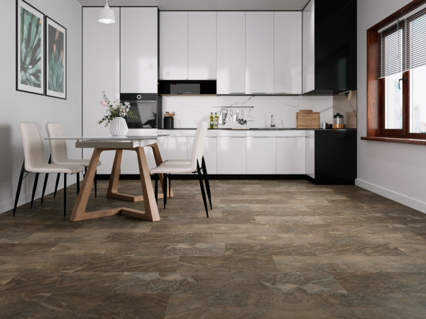 ПВХ плитка, кварц виниловый ламинат Fast Floor Stone Хибины FST-209